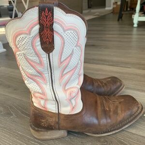 10W Durango Lady Rebel Pro Women's White Ventilated Western Boot